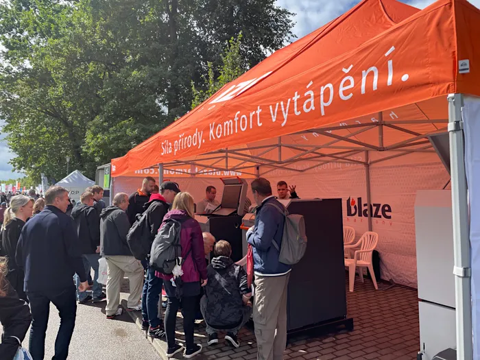 Kotle BLAZE HARMONY lákaly návštěvníky na výstavě Země živitelka 2021